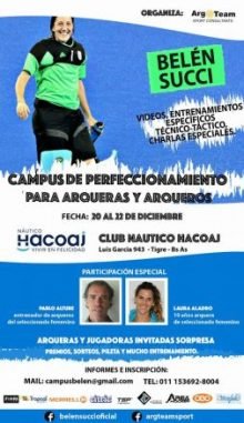 Lee más sobre el artículo Hockey sobre césped: CAMPUS DE PERFECCIONAMIENTO DE BELÉN SUCCI PARA ARQUERAS Y ARQUEROS