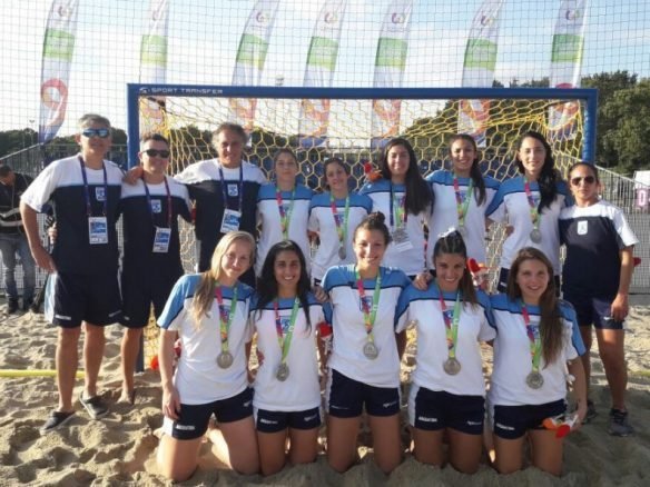 Beach Handball: MEDALLA DE PLATA HISTORICA PARA ARGENTINA