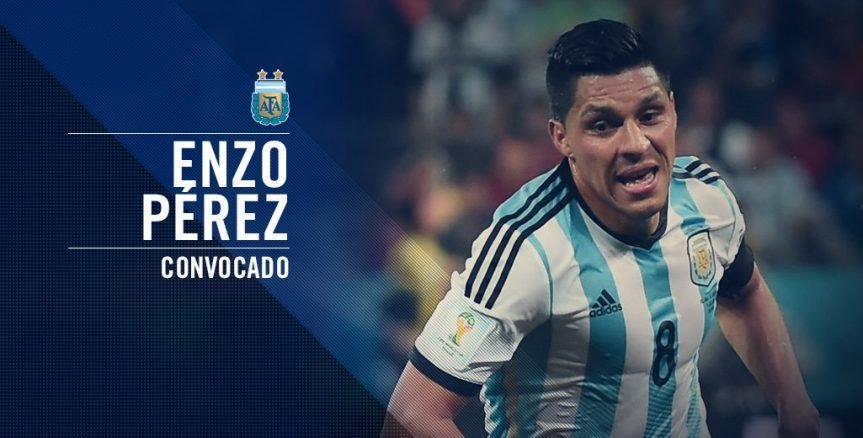 Fútbol masculino: ENZO PÉREZ ES EL NUEVO CONVOCADO PARA REEMPLAZAR A LANZINI EN RUSIA 2018