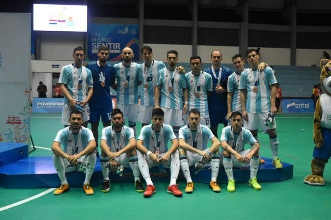 Juegos ODESUR: EL EQUIPO DE FUTSAL MASCULINO SE QUEDÓ CON EL BRONCE