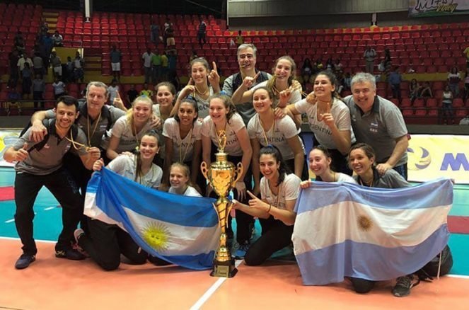 Voley femenino: LAS PANTERITAS U18 CAMPEONAS SUDAMERICANAS