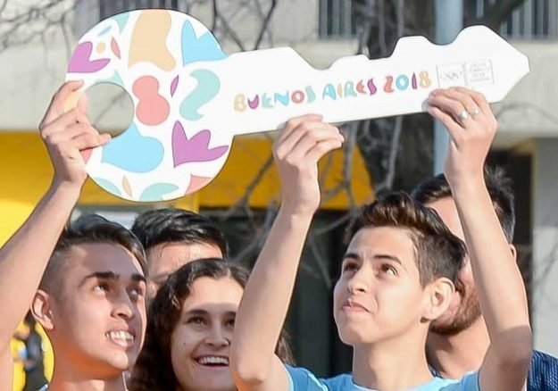 Juegos Olímpicos de la Juventud BA 2018: ATLETAS RECIBIERON LAS LLAVES DE LA VILLA OLÍMPICA