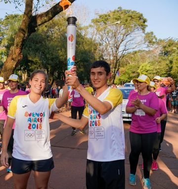 Lee más sobre el artículo Juegos Olímpicos de la Juventud BA2018: LA LLAMA OLÍMPICA PASÓ POR MISIONES Y CORRIENTES