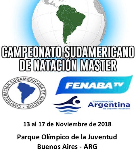 Lee más sobre el artículo Natación: SE VIENE EL SUDAMERICANO MASTER EN LA PILETA OLÍMPICA DE PARQUE ROCA