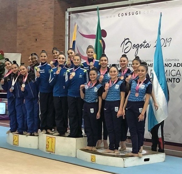 Lee más sobre el artículo Gimnasia Rítmica: PODIOS SUDAMERICANOS EN INDIVIDUAL Y EN CONJUNTO