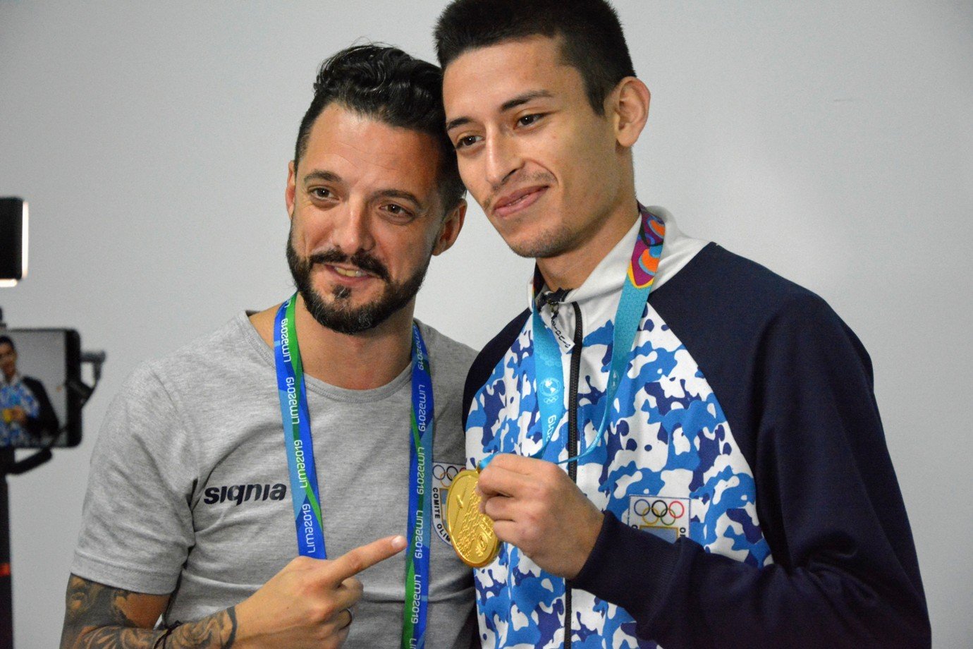 Lee más sobre el artículo Juegos Lima 2019: LUCAS GUZMÁN Y GABRIEL TARABURELLI LUEGO DEL ORO EN TAEKWONDO