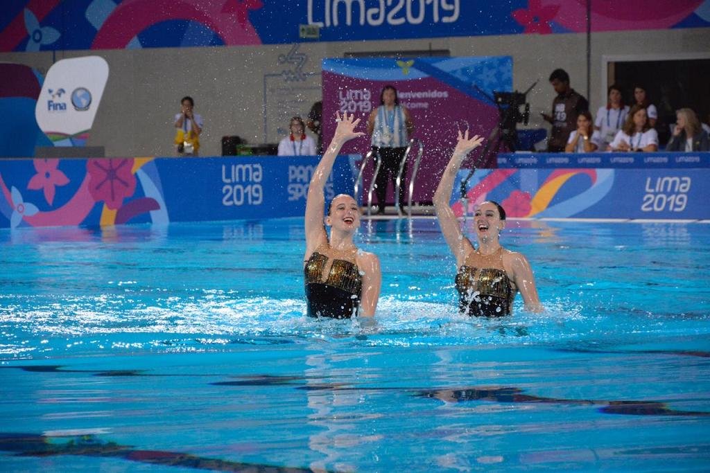 Lee más sobre el artículo Juegos Lima 2019: NATACIÓN ARTÍSTICA, BUENA ACTUACIÓN DEL DUETO CAMILA ARREGUI Y TRINIDAD LÓPEZ BRASESCO