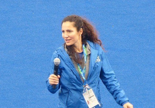 Lee más sobre el artículo Juegos Lima 2019: MARÍA EUGENIA DELFINO, «LA VOZ DEL HOCKEY CÉSPED»