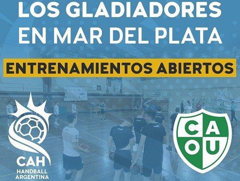 Lee más sobre el artículo Handball masculino: LOS GLADIADORES ENTRENARÁN EN MAR DEL PLATA