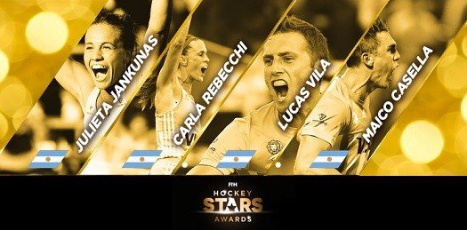 Lee más sobre el artículo Hockey césped: CUATRO ARGENTINOS ENTRE LOS MEJORES DEL MUNDO