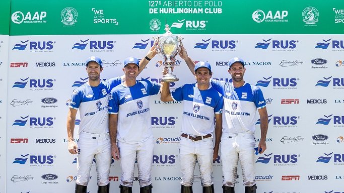 Lee más sobre el artículo Polo masculino: ELLERSTINA JOHOR LE GANÓ A RS MURUS SANCTUS LA FINAL DEL 127° ABIERTO RUS DE HURLINGHAM