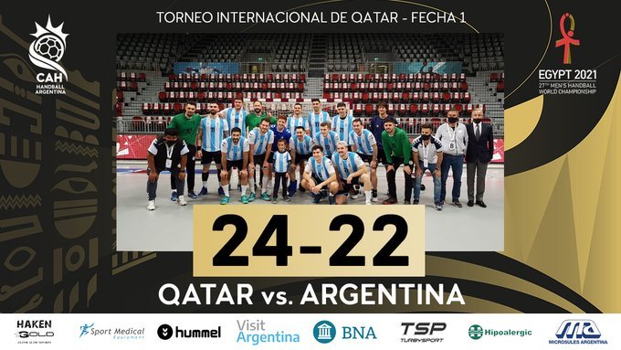 Lee más sobre el artículo Handball masculino: ARGENTINA NO PUDO CON QATAR EN EL TORNEO INTERNACIONAL