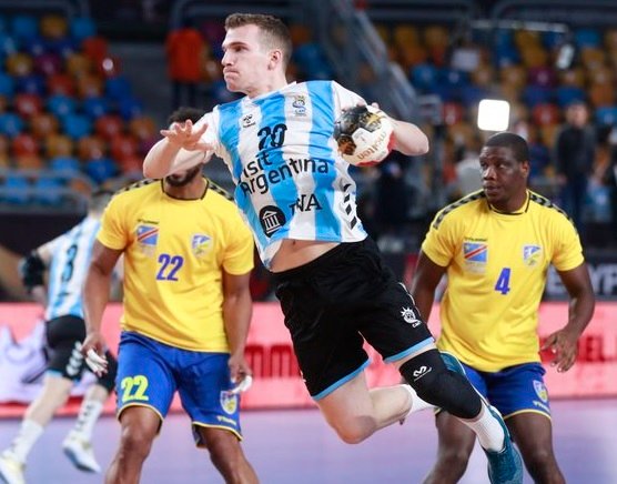 Lee más sobre el artículo Handball masculino: ARGENTINA DEBUTÓ EN EL MUNDIAL CON UN TRIUNFO FRENTE A CONGO