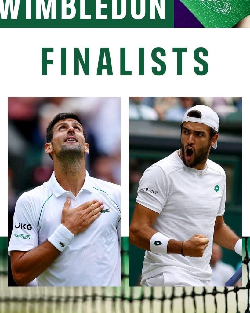 Tenis: SE VIENEN LAS FINALES DE WIMBLEDON 2021