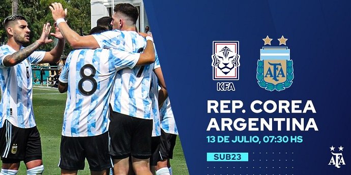 En este momento estás viendo Fútbol masculino: LA SELECCIÓN OLÍMPICA DISPUTARÁ UN AMISTOSO FRENTE A REPÚBLICA DE COREA