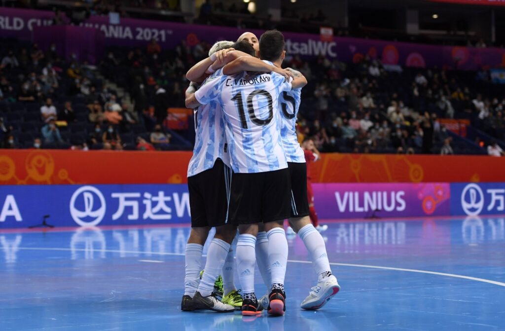 Futsal masculino: ARGENTINA CLASIFICÓ A OCTAVOS DE FINAL EN EL MUNDIAL DE LITUANIA