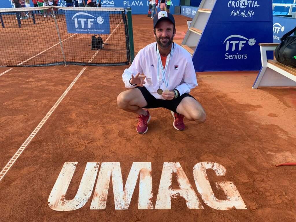 Tenis: PABLO CERUTTI SE CONSAGRÓ CAMPEÓN DEL MUNDO SENIOR POR TERCERA VEZ