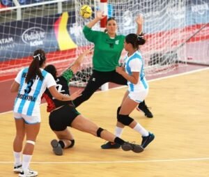 Lee más sobre el artículo Juegos Panamericanos Junior Cali Valle 2021: HANDBALL  LA SELECCIÓN FEMENINA ARGENTINA EMPATÓ CON MÉXICO EN EL DEBUT