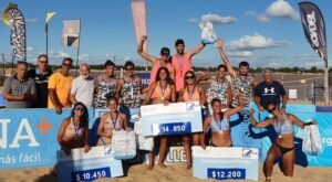 Lee más sobre el artículo Beach Voley: PERALTA-NAJUL Y N.CAPOGROSSO-T.CAPOGROSSO, CAMPEONES DE LA OCTAVA ETAPA DEL CIRCUITO ARGENTINO