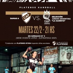 Lee más sobre el artículo Handball femenino: CONCENTRACIÓN DE LAS PRE SELECCIONES JUVENILES Y JUNIORS EN EL CENARD