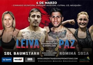 Lee más sobre el artículo Boxeo: DOBLE CHANCE SUDAMERICANA CON MARPLATENSES COMO PROTAGONISTAS