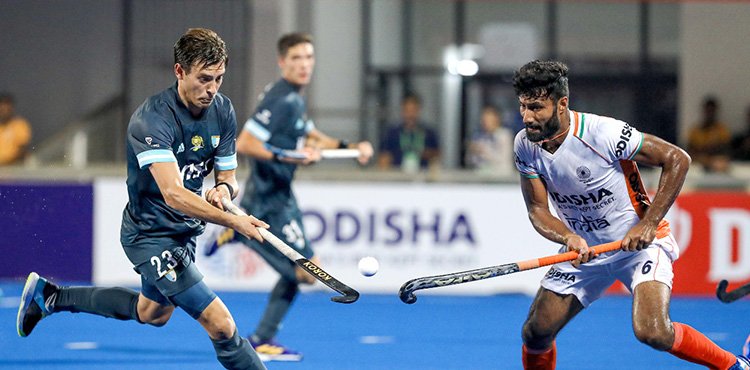 En este momento estás viendo Hockey césped masculino: LOS LEONES CAYERON CON INDIA EN EL FINAL DEL SEGUNDO PARTIDO POR LA FIH PRO LEAGUE