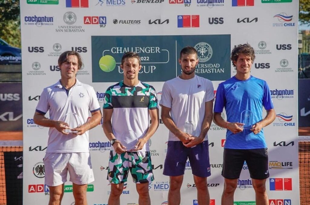 Tenis masculino: PEDRO CACHÍN-FACUNDO MENA LLEGARON A LA FINAL DE DOBLES EN CHILE