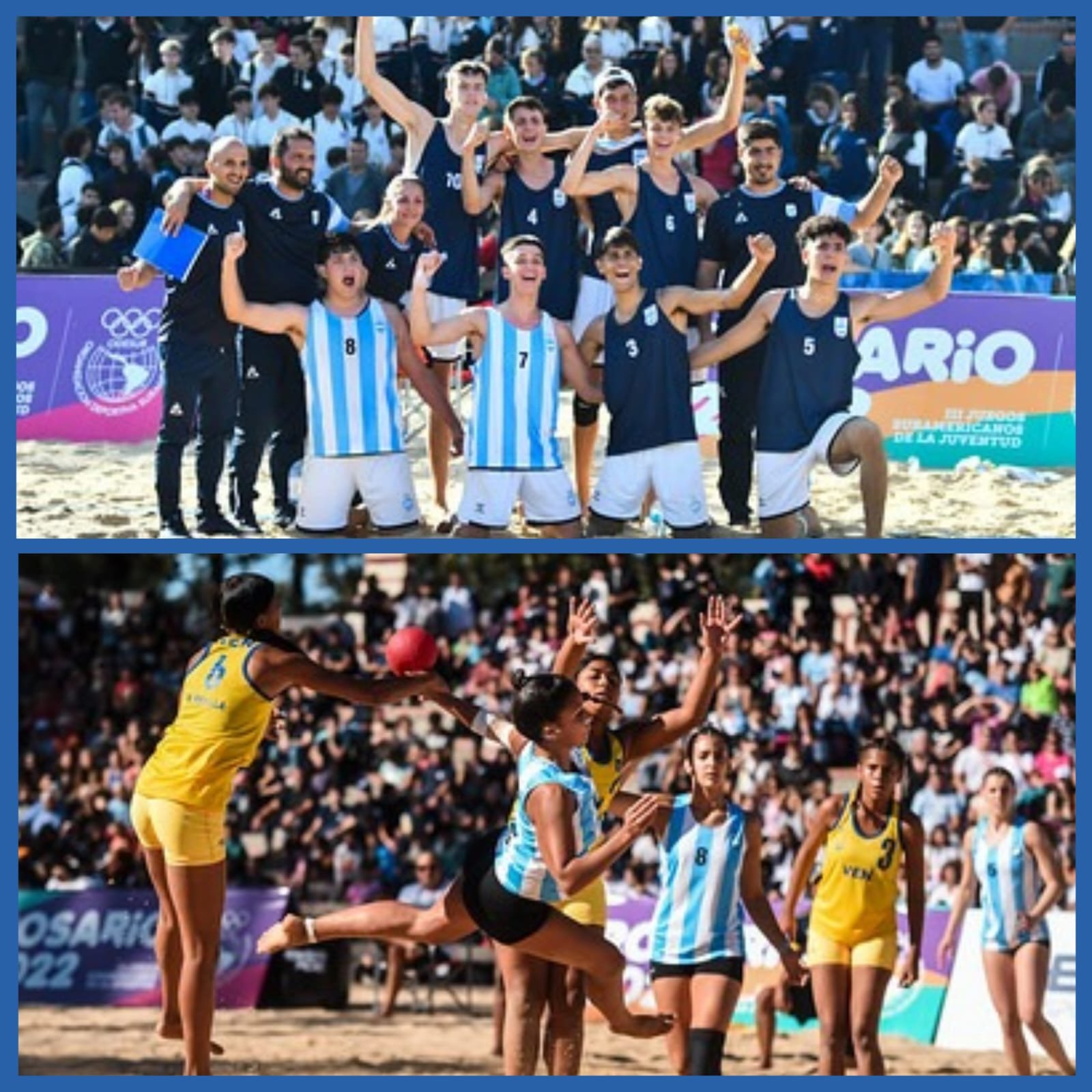 En este momento estás viendo JSJ Rosario 2022: BEACH HANDBALL | LOS EQUIPOS ARGENTINOS ESTÁN EN SEMIFINALES