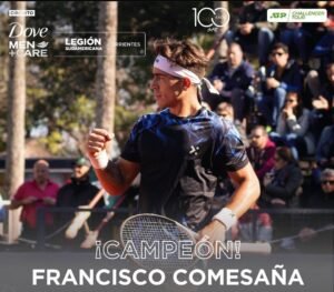 Lee más sobre el artículo Tenis masculino: COMESAÑA, CAMPEÓN EN CORRIENTES
