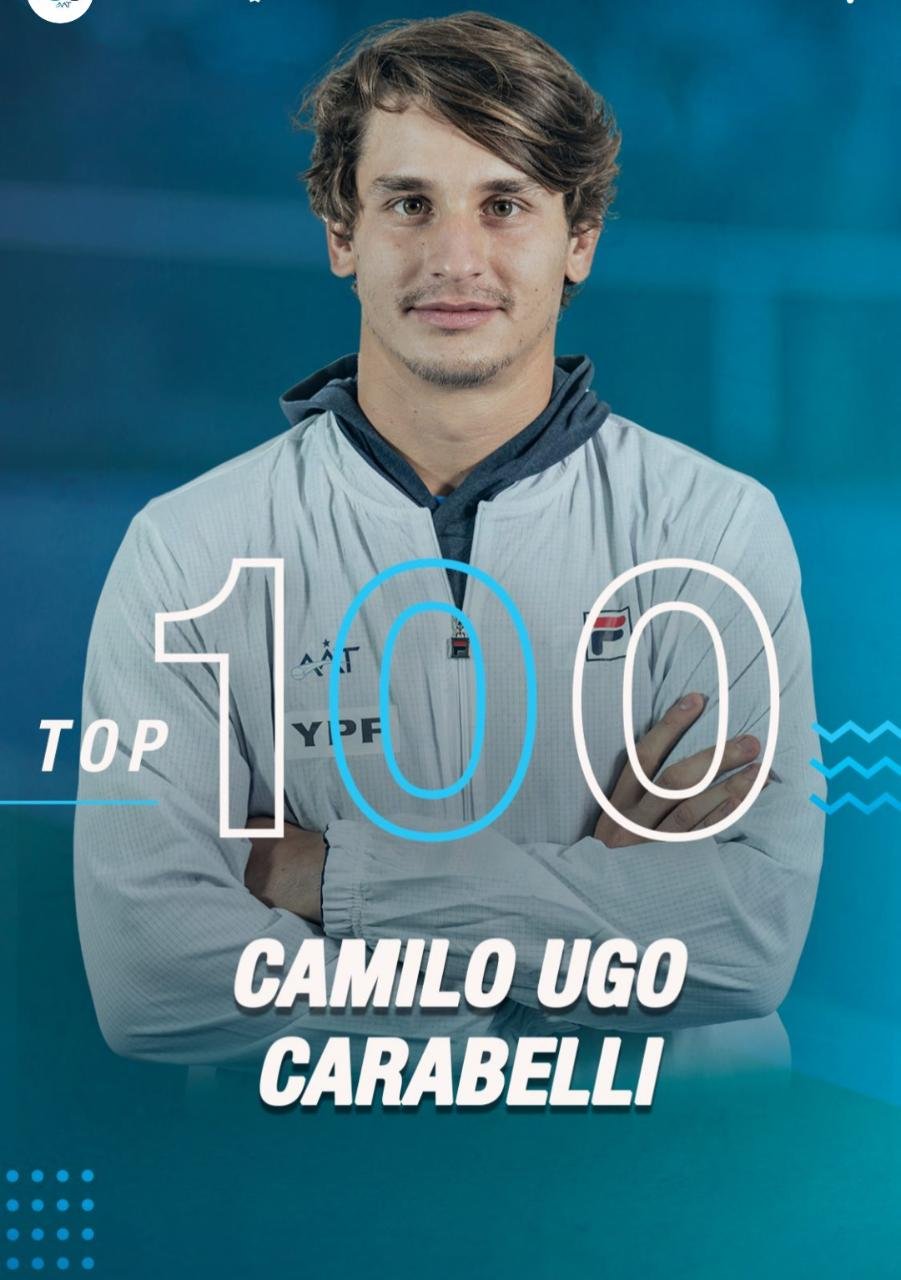 En este momento estás viendo Tenis masculino: CAMILO UGO CARABELLI ACCEDIÓ AL TOP 100
