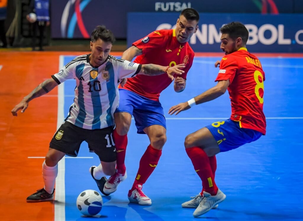 Futsal masculino: ARGENTINA CAYÓ ANTE ESPAÑA EN UNA DE LAS SEMIFINALES DE LA FINALISSIMA
