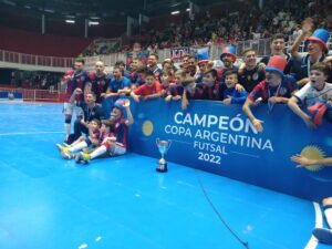 Lee más sobre el artículo Futsal masculino: SAN LORENZO LE GANÓ A FRANJA DE ORO Y ES CAMPEÓN DE LA COPA ARGENTINA
