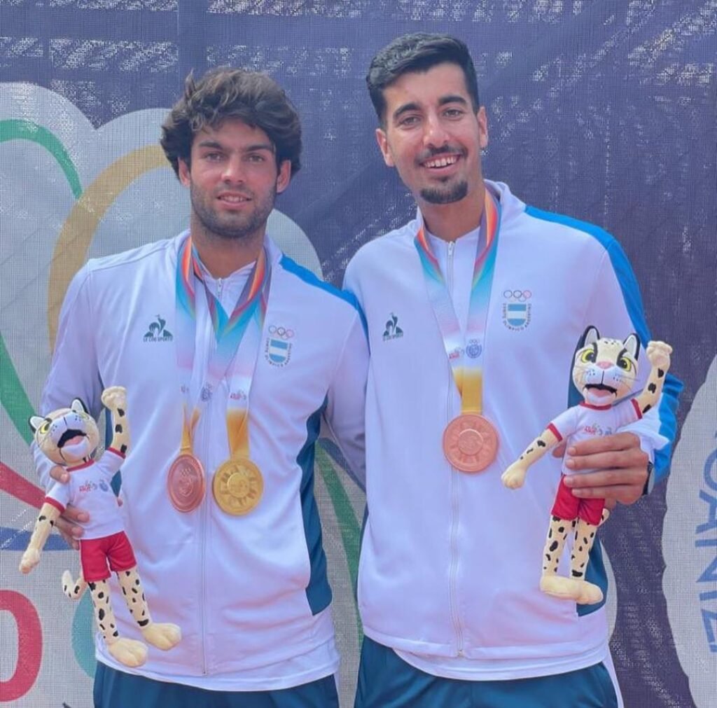 JJSS Asunción: Tenis: ORO Y PLATA PARA LOS JÓVENES TENISTAS ARGENTINOS