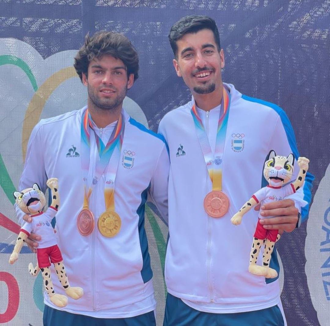 En este momento estás viendo JJSS Asunción: Tenis: ORO Y PLATA PARA LOS JÓVENES TENISTAS ARGENTINOS