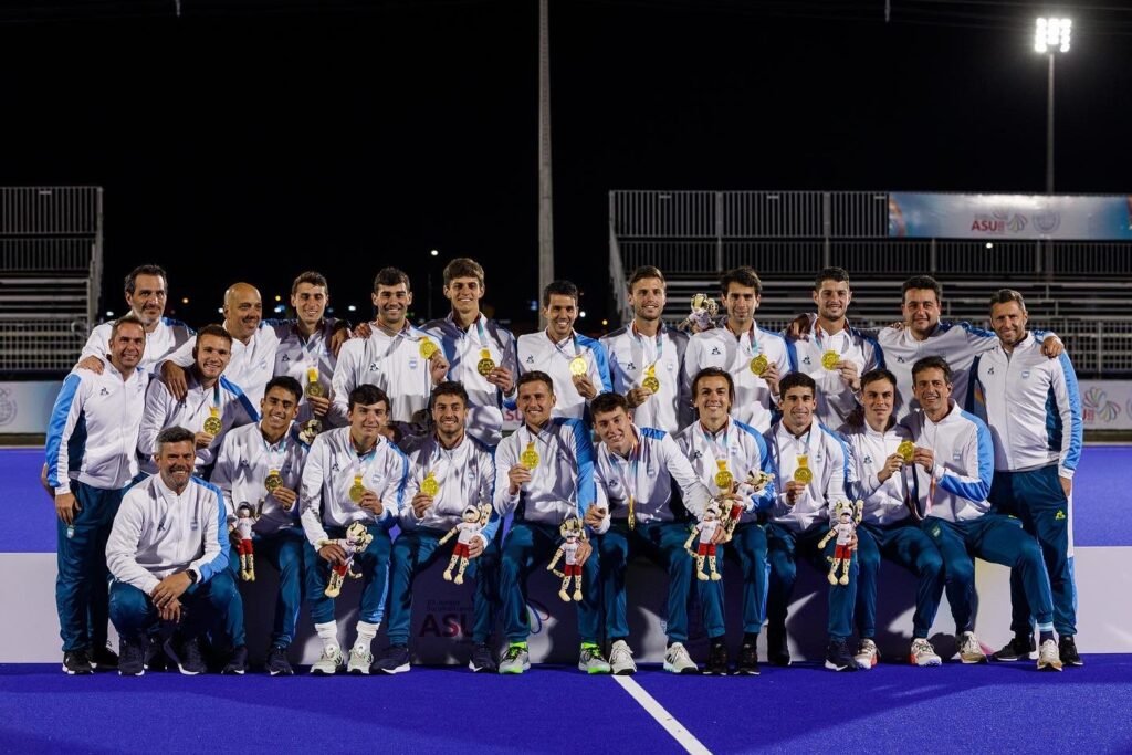 JJSS Asunción 2022: HOCKEY | LOS LEONES DERROTARON  A CHILE Y SON CAMPEONES
