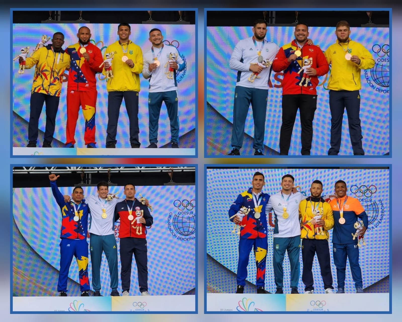 En este momento estás viendo JJSS Asunción 2022: LUCHA | DOBLETE DORADO PARA LOS LUCHADORES ARGENTINOS