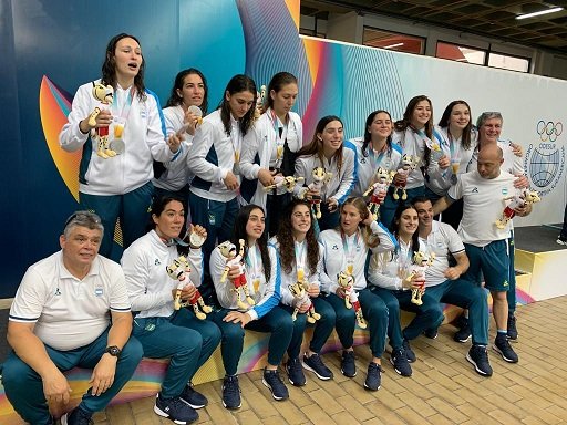 En este momento estás viendo JJSS Asunción 2022: WATERPOLO | LOS SELECCIONADOS ARGENTINOS DE DAMAS Y CABALLEROS OBTUVIERON SENDAS MEDALLAS DE PLATA