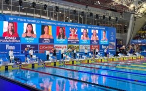Lee más sobre el artículo Natación: MACARENA CEBALLOS, ANDREA BERRINO Y LUCAS ALBA PARTICIPARON EN EL MUNDIAL DE MERLBOURNE