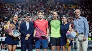 Lee más sobre el artículo Tenis: EXHIBICIÓN NADAL – RUUD CON LA PARTICIPACIÓN DE SABATINI Y DULKO