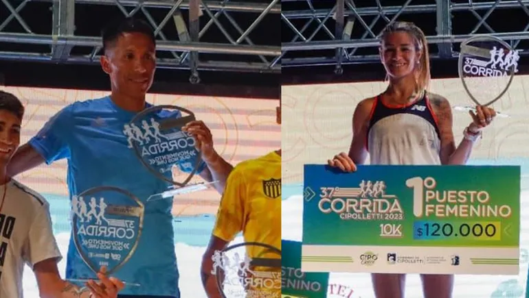 En este momento estás viendo Atletismo: RENÉ CHAMPI Y LUJAN URRUTIA, LOS GANADORES DE LA CORRIDA DE CIPOLLETTI