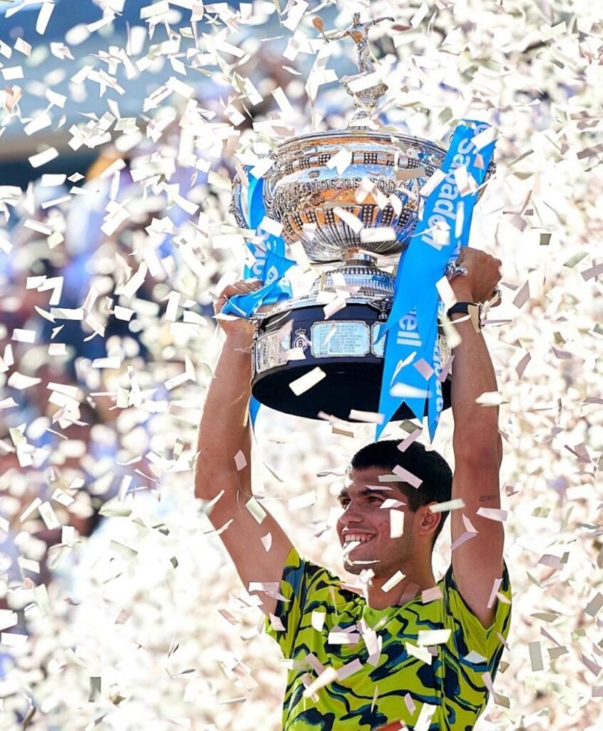 Tenis masculino: CARLOS ALCARAZ EN LA CIMA DEL ABIERTO DE BARCELONA