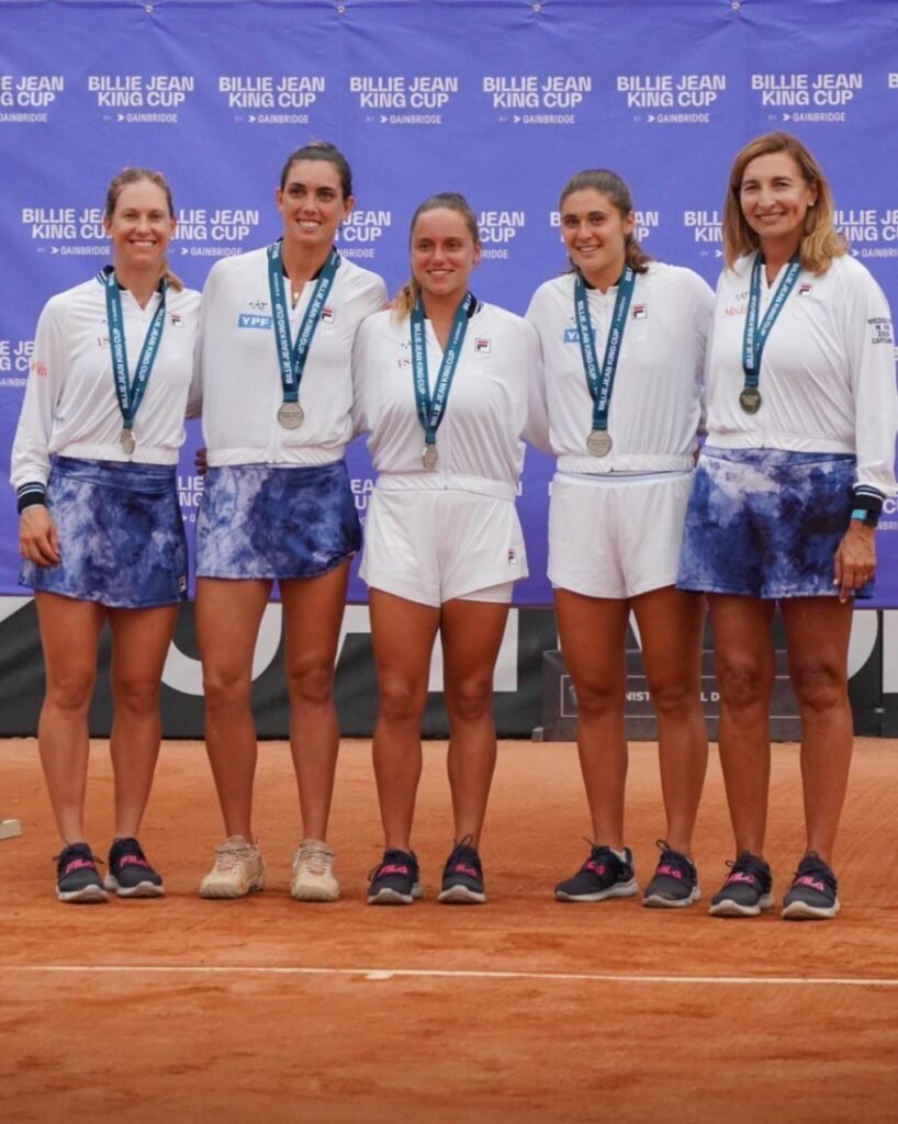 Tenis femenino: EL EQUIPO ARGENTINO GANÓ EL GRUPO AMÉRICA I DE LA COPA BILLIE JEAN KING