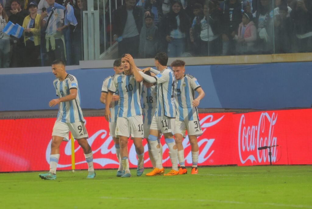 Fútbol masculino: ARGENTINA DEBUTÓ CON VICTORIA 2-1 EN EL MUNDIAL SUB 20