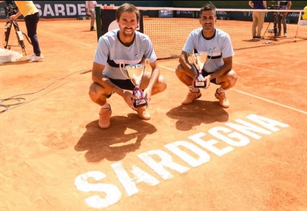 Tenis masculino: LA DUPLA MOLTENI-GONZÁLEZ LOGRARON EL SUBCAMPEONATO EN SARDEGNA