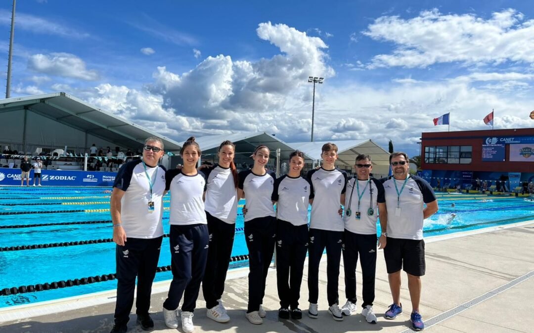 En este momento estás viendo Natación: SEIS MEDALLAS PARA ARGENTINA EN EL MARE NOSTRUM TOUR