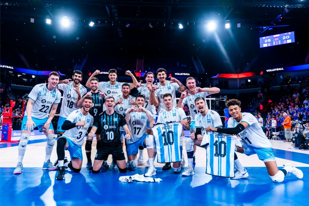 Vóley masculino: ARGENTINA SUMÓ 7 PUNTOS MÁS EN LA VNL