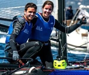 Lee más sobre el artículo Yachting/Vela: MATEO MAJDALANI-EUGENIA BOSCO CLASIFICARON A PARÍS 2024