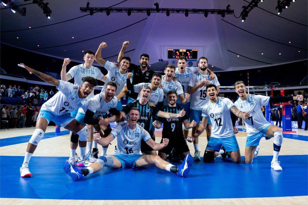 Vóley masculino: ARGENTINA FINALIZÓ LA FASE REGULAR DE LA VNL Y ESTARÁ PRESENTE EN LAS FINALES POR PRIMERA VEZ
