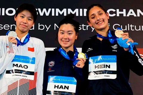 En este momento estás viendo Natación: BRILLANTE ACTUACIÓN DE AGOSTINA HEIN Y ULISES SARAVIA EN EL MUNDIAL JUNIOR
