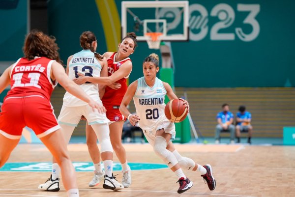 En este momento estás viendo JJPP Santiago 2023: BASQUET | LAS CHICAS DE ARGENTINA DERROTARON A CHILE